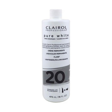 Clairol Professional Pure White 20 Volume Creme Developer – 16 fl oz - ANNS BEAUTY SUPPLY